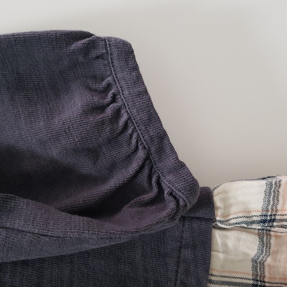 Loft Comfortable 3/4 Sleeve Top with Ruffle Hem - Picture 5 of 8